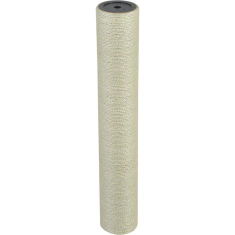 Tiragraffi per gatti nicchia peluche 8 x 50 cm 10 mm beige 3702032