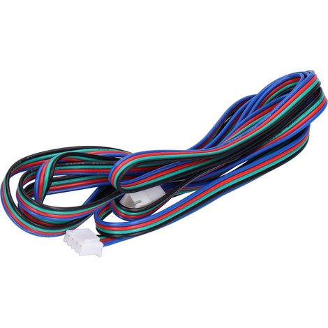 Câble d'extension moteur pour extrudeuse, connecteur JST PH2.0 à 4 broches, mâle-femelle, pour charge.