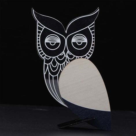 Lampe LED de chevet créative en bois et acrylique, motif animal décoratif multicolore, éclairage mystique, romantique et festif pour ambiance chaleureuse (1/5)