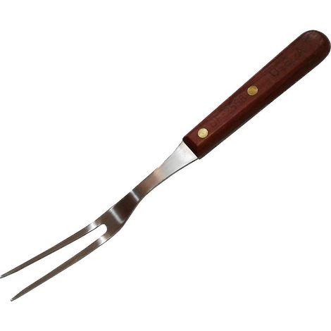 Fourchette à découper/à viande de 26,7 cm (10,5 pouces) avec manche en bois (1/2)