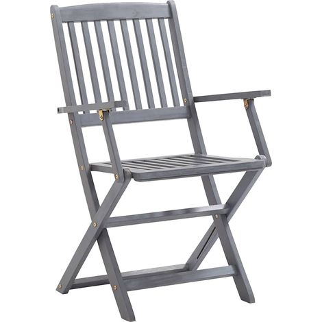 Maison Exclusive - Klappbare Gartenstühle 6 Stk. Massivholz Akazi