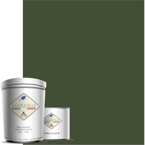 Peinture résine époxy 0,75L MAT 10m² Vert Crocodile