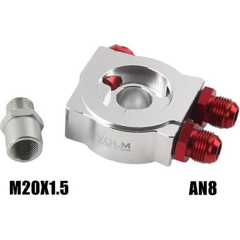 Aluminium CNC AN8 AN10 Ölgeber-Kühler-Sandwich-Turbo-Thermostatplatten-Filteradapter – SW11-08C-VM (1/4)