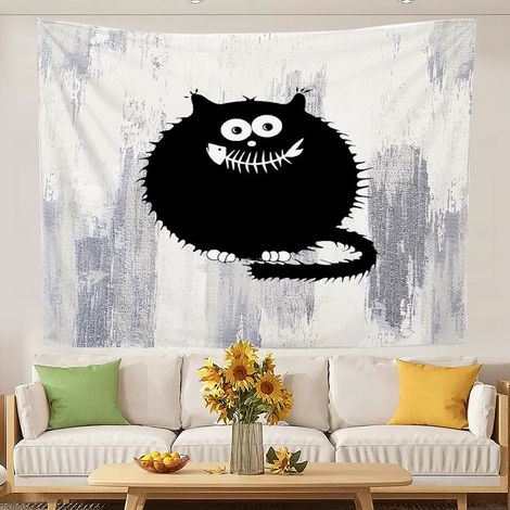 Tapisserie murale tendance, décoration murale pour chambre d'étudiant 100x75cm (1/5)