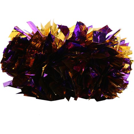 2PCS Pompons de Cheerleading Danse à Double Tête, Boules Fleurs pour Match Sportif Accessoire (1/5)