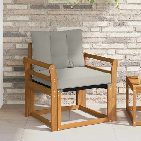 Outdoor-Sofa Massives Akazienholz und Textilene