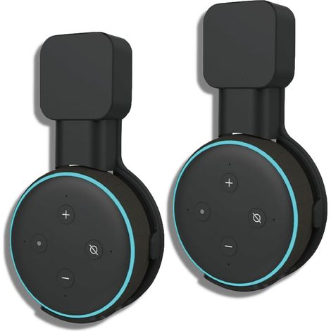 Compatible avec Dot 3, support mural intelligent pour enceinte Dot de 3e génération - Gain de place et rangement des câbles - 2 pièces (1/4)