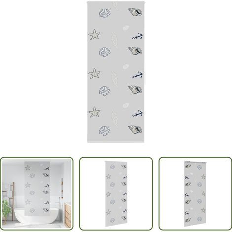 Store de fenêtre -  Store enrouleur de douche 90x240 cm largeur du tissu 86 cm (1/5)