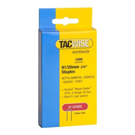 Tacwise 0284 Punti 91 Compatibile con 191EL, Duo 35 e Duo 50 (1/2)