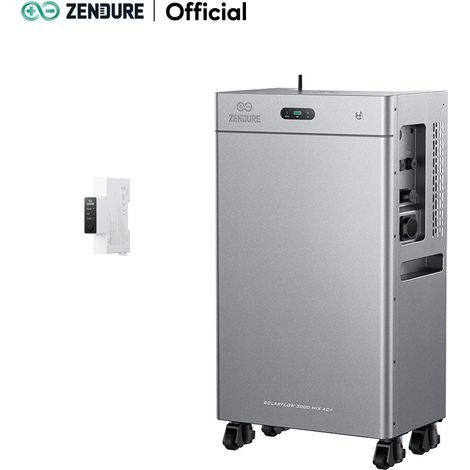 ZENDURE SolarFlow 3000 Mix AC+ – Batterie Solaire 8 kWh – 3000W AC – Sortie Hors Réseau 3680W – IP65, avec Compteur intelligent 3CT-S