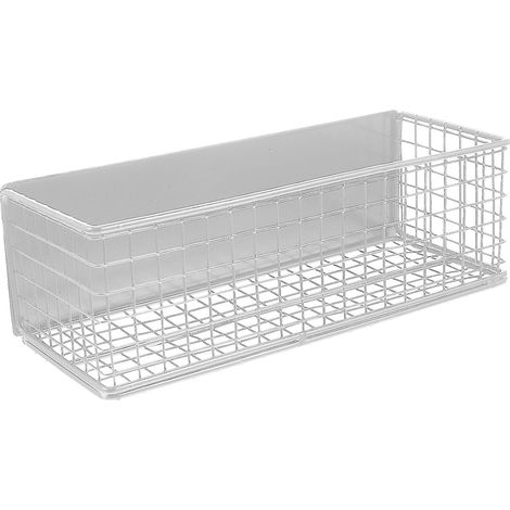 Estante magnético de almacenamiento, organizador magnético para refrigerador, cesta multiusos, cesta de cocina metálica con cremallera - Organizador de almacenamiento (1/5)
