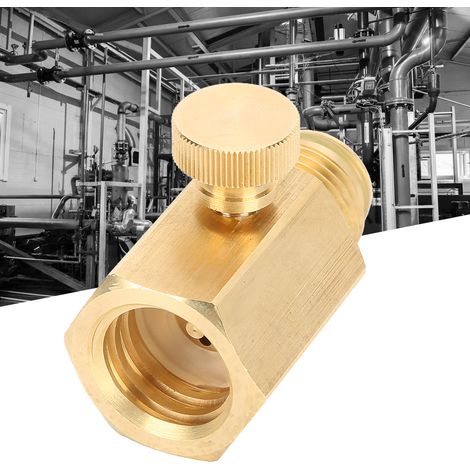 Connecteur interne TR21-4 vers externe G1/2 en cuivre avec interrupteur pour Soda Stream (1/5)