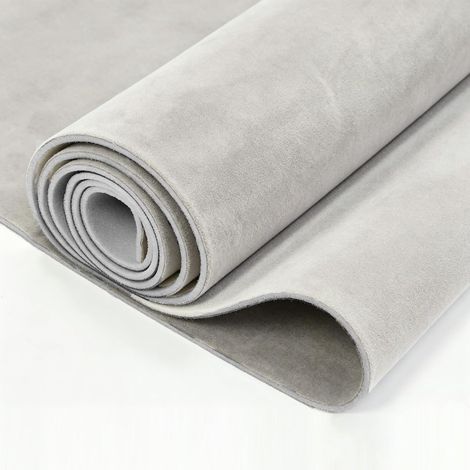 Tissu Ciel de Toit Voiture Gris, Revêtement Intérieur avec Doublure en Mousse de 4 mm,Daim Composite 250150cm,Réparation Toit Porte pour Voiture Caravane Bateau (1/5)