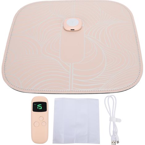 Appareil de massage des pieds EMS avec télécommande, tapis de massage, 6 modes, stimulateur musculaire des pieds, rose (1/5)