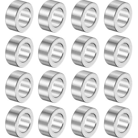 16pcs Entretoise en Aluminium, Entretoise Métallique Lisse à Vis Ronde 13x8.1x6mm(OD x ID x Longueur), Rondelle Non Filetée Support pour M8 Vis Boulons Écrous Tige (1/5)