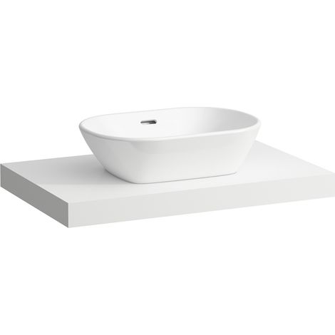 LAUFEN LANI Plan de toilette, une découpe au centre,