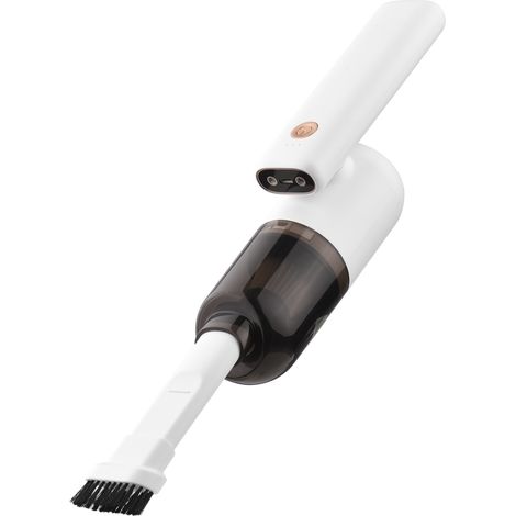Aspirateur à main sans fil pliable rotatif 6000Pa puissant avec double lumière LED et filtre HEPA pour voiture maison bureau animaux (1/4)