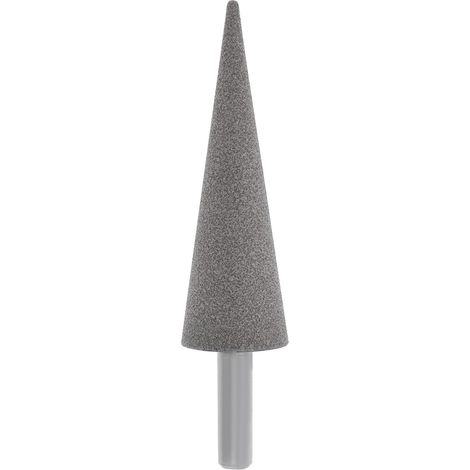 Tête de Meulage Diamantée Conique à Tige de 6 Mm pour Outils Rotatifs 55 X 17 X 20 Mm