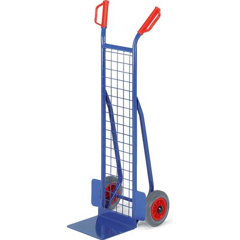 Rollcart kleine Gitter-Stapelkarre aus Stahlrohr 300mm Schaufelbreite Luft