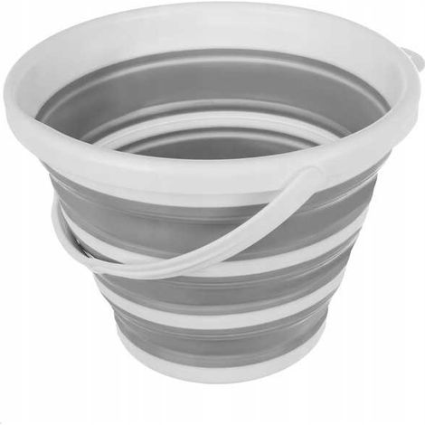 Secchio pieghevole in silicone da 10 litri