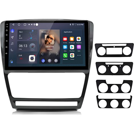 Autoradio Hexinex Pour Skoda Octavia 2008-2013 Android 14 CarPlay 2+64GB