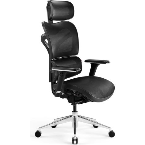Fauteuil ergonomique DIABLO V-COMMANDER : Noir-Noir