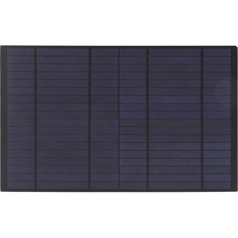Panneau solaire mini 18V 10W polysilicium encapsulé DIY pour lampes de jardin solaires (1/5)
