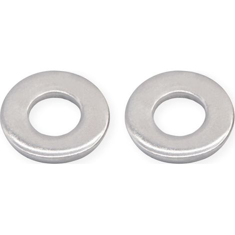 Lot de 50 rondelles M2,5 x 8 mm, rondelles plates en acier inoxydable A2 304, rondelle de réparation en métal pour vis et boulons (1/5)