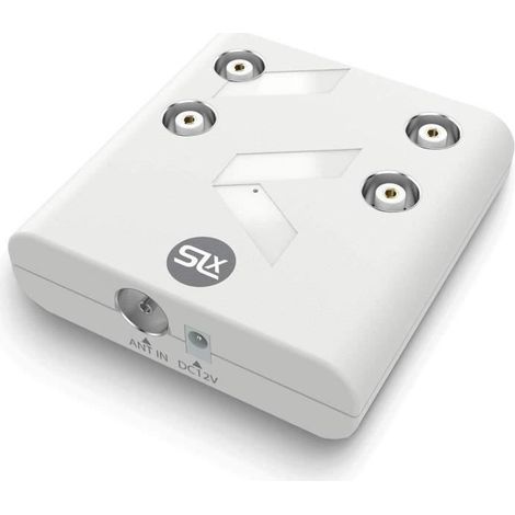 Amplificateur Antenne TV Intérieur avec Filtre LTE 4G, Ampli Antenne TV TNT et Radio (4 Sorties) A98