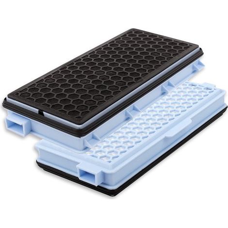 2 filtros de carbón - Aptos para Miele - Reemplazan el filtro SF-HA 50 - Filtro HEPA Airclean 50 - COMBIDEAL (1/5)