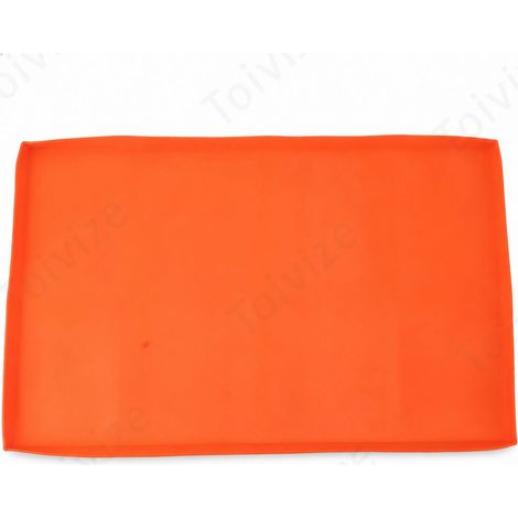 Tappetino protettivo in silicone arancione da 36 pollici per piastra - Resistente al calore (1/5)
