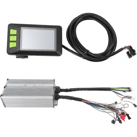 Contrôleur Brushless Étanche 36‑60V 75A pour Moteur 2000‑3000W, Kit avec Écran LCD, Alliage Aluminium, Compatible Vélo Électrique (1/5)