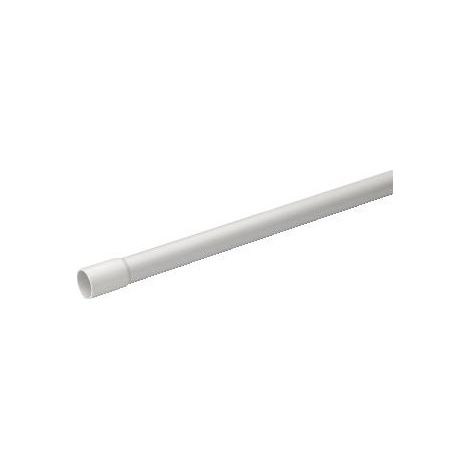 Schneider Electric – Tube IRL PVC tulipé Ø16 mm longueur 2 mètres – Couleur gris clair RAL 7035 – Degré de protection IP 40 – Résistance chocs IK 07 - IMT40516