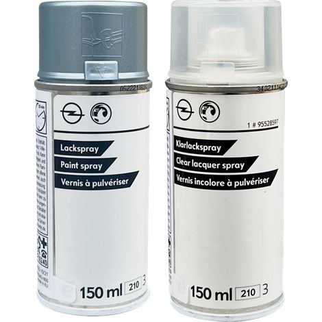Original Lack für Opel 101V Set 2x150ml Spray Topazsilber Met.
