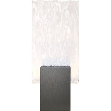 Applique nera Vetro con cristallo LED 3W W0361 Maxlight (1/2)