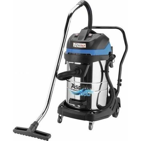 Aspirateur Bidon Inox 2x1000 W 60 Litres (1/5)