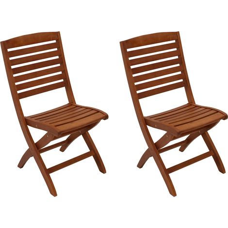 Klappstuhl CAPO, Eukalyptus geölt, 2 Stück, (1/4)