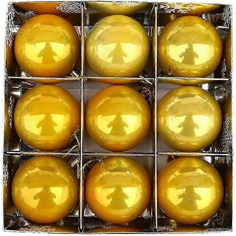 Boules de Noël de 6 cm de diamètre, décorations de Noël à suspendre au sapin (1/5)