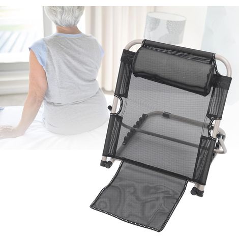 Lifting Bed Backrest, Adjustable 6 Speed Folding Bed Backrest with Pillow Book Cushion Reading Seat Aid for Patient Care Reading (1/5)