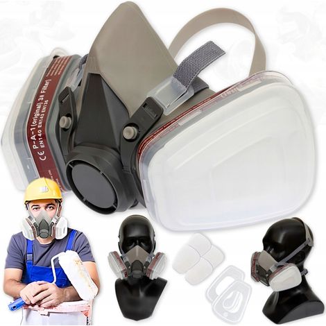 Malermaske N95 P1 Staubhalbmaske mit Filtern und Kartuschen