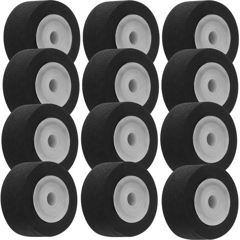 Rouleaux Pinceurs Accessoires Pratiques et Faciles à en Caoutchouc et Plastique 12pcs pour Magnétophone Cassette Convient pour Radio et Enregistreur Voiture (1/5)