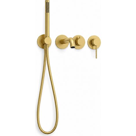 Set vasca e doccia a incasso AquaElegance color oro (1/5)