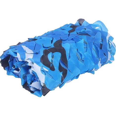 Filet Camouflage Bleu Océan Camo Net Filet Camouflage Chasse Camping (1/5)