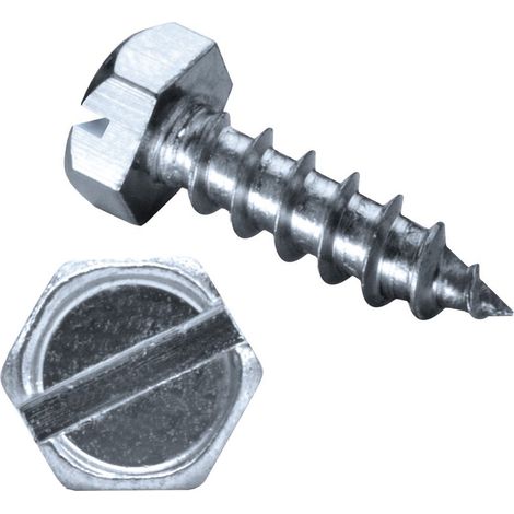 GOEBEL - 500 x Vis à Tôle-Tête Hexagonale 6,3 x 19 mm Acier inoxydable A2 (W.-Nr. 1.4301/03 AISI 304/02) - ISO1479 DIN7976 - 2030163190 (1/5)