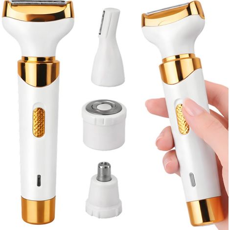Épilateur 4 en 1 pour femmes – tondeuse pour le corps, le visage et le maillot USB-AquaForge (1/5)