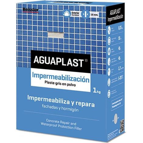 Pulverputz Aguaplast 70043-001 wasserdicht schrumpfarm