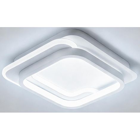 Plafonnier LED, 24W LED Lampe Plafond, IP44 Etanche Plafonnier Salle de Bain pour Cuisine, Garage (1/5)