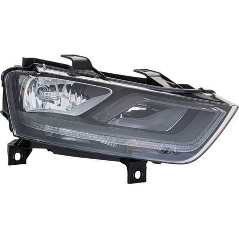 Phare avant droit H7/H7 noir Audi Q3 1 phase 1 2011-2015