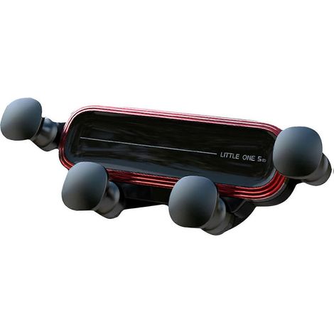 Support de voiture amélioré avec système de gravité, verrouillage automatique et fonction mains libres pour mini grilles d'aération (4,7–6,9 pouces) (1/5)