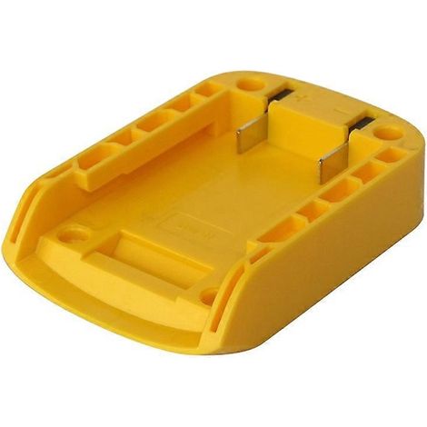 DeWalt 18V Lithium-Akku-Anschluss, tragbarer und robuster DIY-Adapter/Konverter, gelbes Ladecase (1/5)